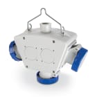 SCAME PARRE - ADATTATORE 3 PRESE S/CAVO IP66