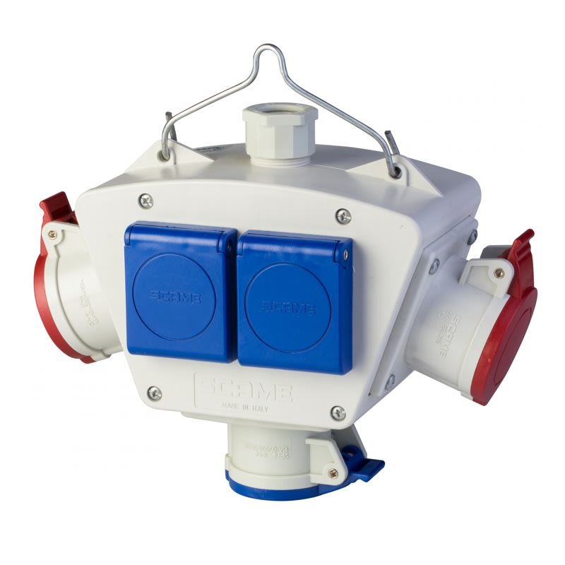 SCAME PARRE - ADATTATORE 5 PRESE S/CAVO IP44