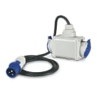 SCAME PARRE - ADATTATORE 2 USC. C/CAVO 3P+N 380V IP44