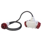 SCAME PARRE - ADATTATORE 2 USC. C/CAVO 3P+T 380V IP66