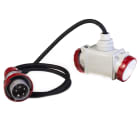 SCAME PARRE - ADATTATORE 2 USC. C/CAVO 3P+N 380V IP66