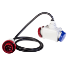 SCAME PARRE - ADATTATORE 2 USC. C/CAVO 3P+N 380V IP66