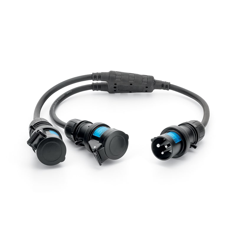 SCAME PARRE - SDOPPIATORE MOBILE 2P+T 16A IP66/67/69