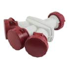 SCAME PARRE - ADATTATORE TRIPLO 3P+T S/CAVO IP66 16A