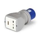 SCAME PARRE - ADATT.IEC309-DOMESTICO BIVALENTE + USB