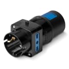 SCAME PARRE - ADATTATORE IEC309 A 3 USCITE NERO