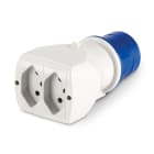SCAME PARRE - ADATT.IEC309-DOMESTICO 2X10A BRASIL.