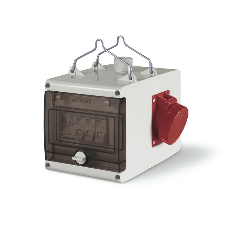 SCAME PARRE - ADATTATORE 3 USCITE+ INT. S/CAVO IP66