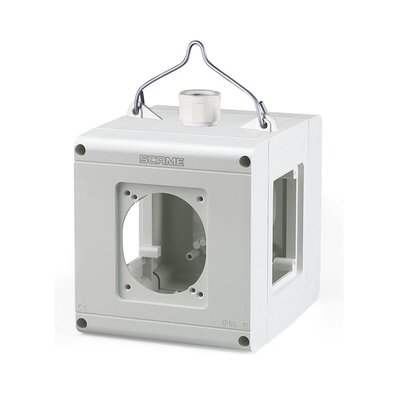 SCAME PARRE - ADATTATORE VUOTO 4 USCITE CON FORI