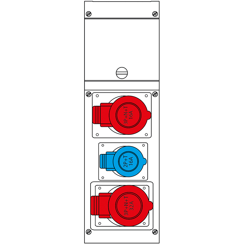 SCAME PARRE - QUADRO DISTR. PORTATILE BLOCK3