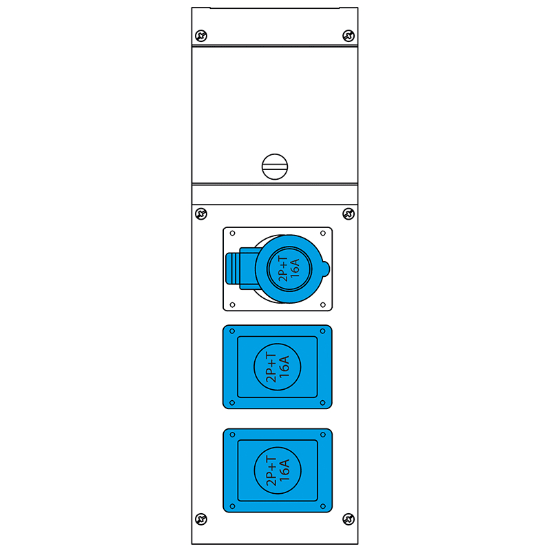 SCAME PARRE - QUADRO DISTR. PORTATILE BLOCK3