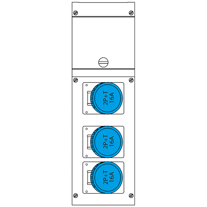 SCAME PARRE - QUADRO DISTR. PORTATILE BLOCK3
