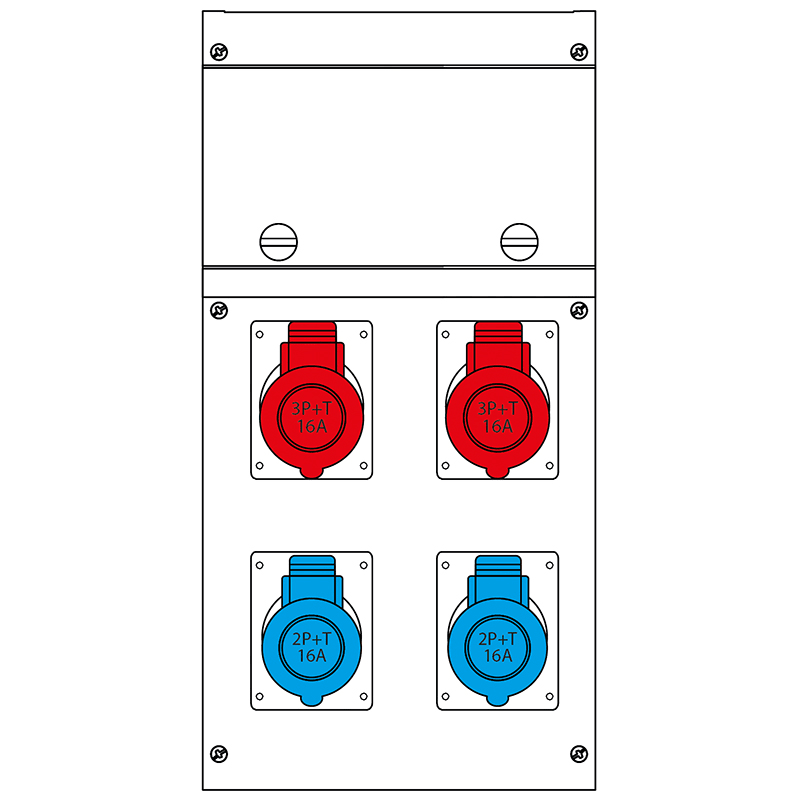 SCAME PARRE - QUADRO DISTR. PORTATILE BLOCK4