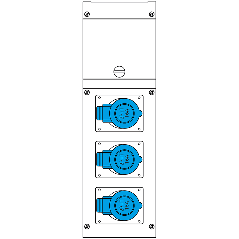 SCAME PARRE - QUADRO DISTR. DA PARETE BLOCK3