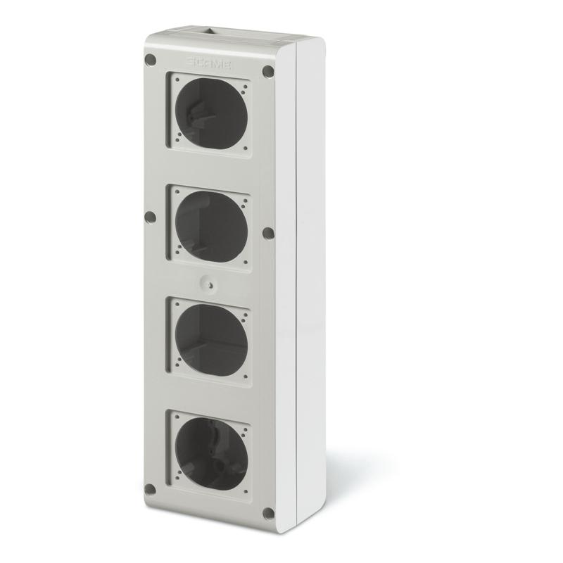 SCAME PARRE - QUADRO VUOTO BLOCK3 4PRESE S/F