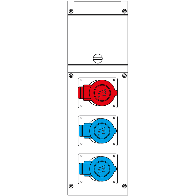SCAME PARRE - QUADRO DISTR. DA PARETE BLOCK3
