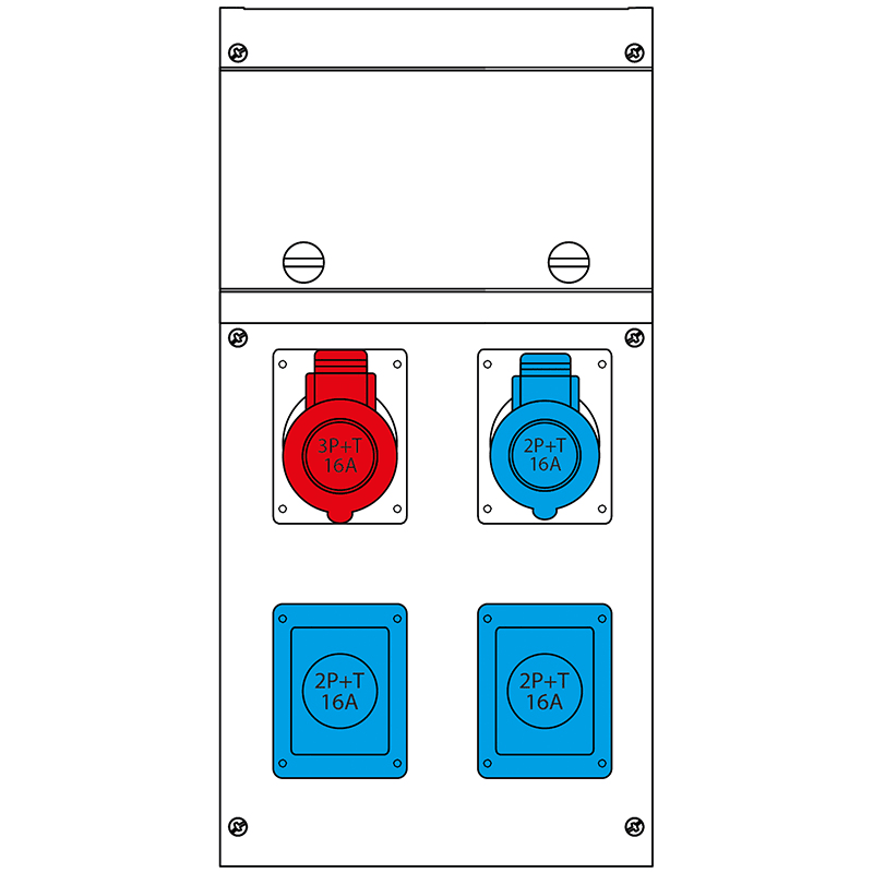 SCAME PARRE - QUADRO DISTR. DA PARETE BLOCK4