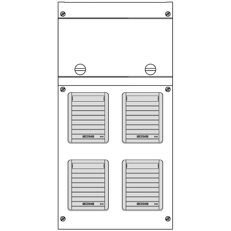SCAME PARRE - QUADRO DISTR. DA PARETE BLOCK4