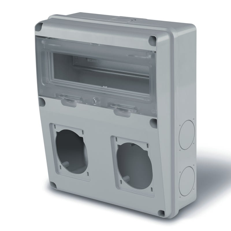 SCAME PARRE - QUADRO ENERBOX 11 DIN 2X16/32A
