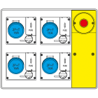 SCAME PARRE - MBOX2 CON SPINA+EMERGENZA PR.C/FUSIBILI
