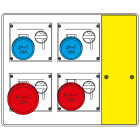 SCAME PARRE - MBOX2 CON MORSETTIERA PRESE S/FUSIBILI