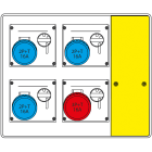 SCAME PARRE - MBOX2 CON MORSETTIERA PRESE S/FUSIBILI