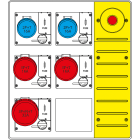 SCAME PARRE - MBOX3 CON SPINA+EMERGENZA PR.C/FUSIBILI