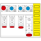 SCAME PARRE - MBOX5 CON MORSETTIERA PRESE C/FUSIBILI