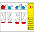 SCAME PARRE - MBOX5 MORSETTIERA+EMERGENZA PRESE S/FUS.