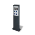 SCAME PARRE - COLONNINA KIOSK BLOCK 4X2P+T 16A