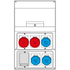 SCAME PARRE - DOMINO-3BLU+2ROSSE+1DOMOPLUS (BIVAL.)
