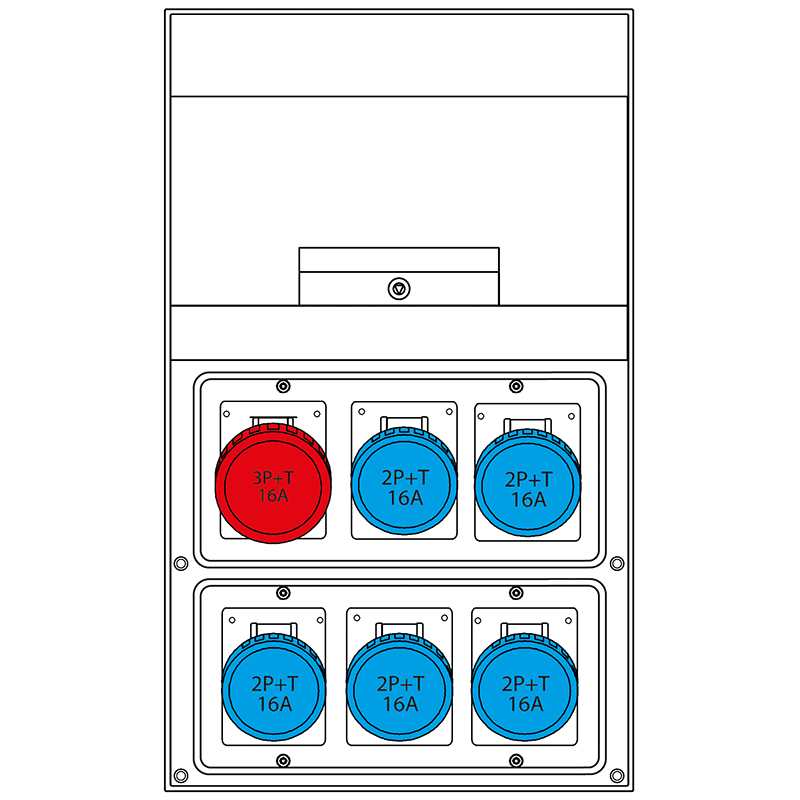 SCAME PARRE - QUADRO DISTRIBUZIONE DOMINO 550 IP66