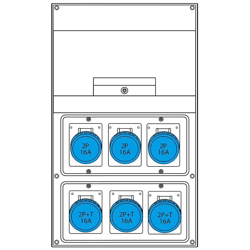SCAME PARRE - QUADRO DISTRIBUZIONE DOMINO 550 IP66
