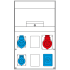 SCAME PARRE - QUADRO DISTRIBUZIONE DOMINO 550 IP44