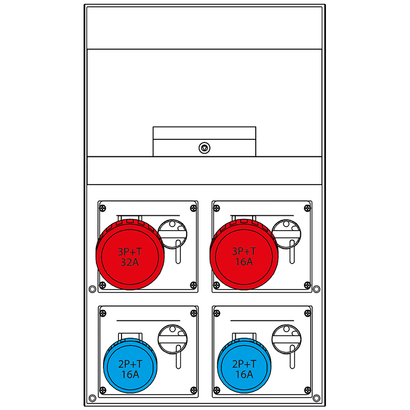 SCAME PARRE - QUADRO DISTRIBUZIONE DOMINO 550 IP66