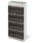 SCAME PARRE - CENTRALINO DOMINO 64 DIN + 2 MORSETTIERE