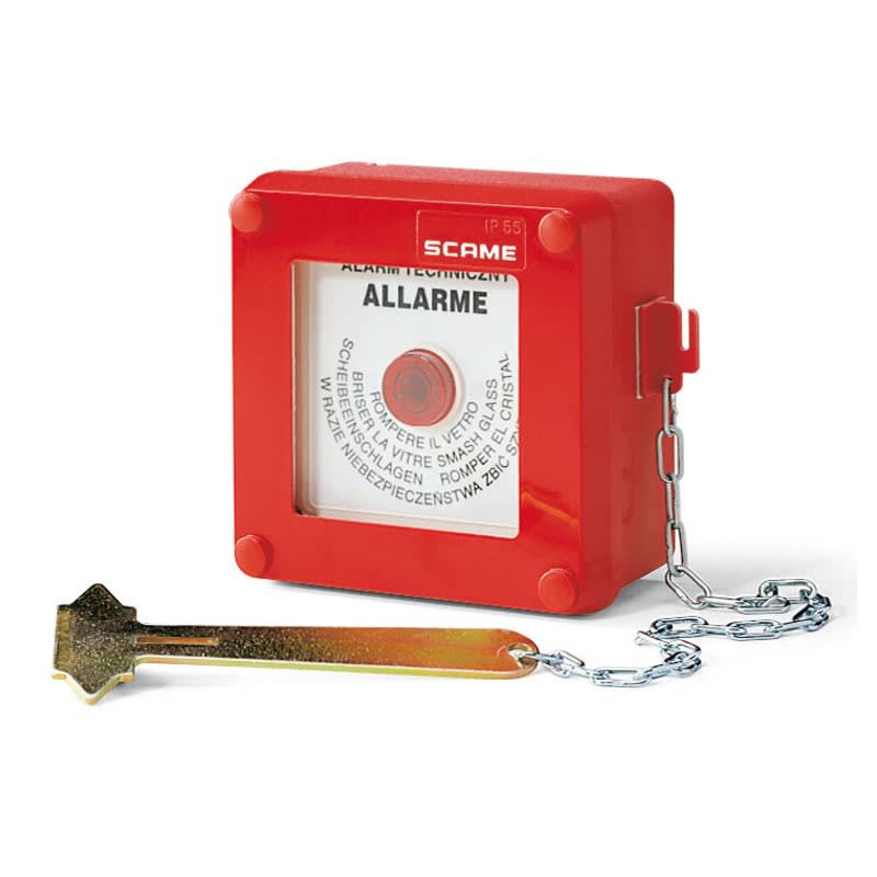 SCAME PARRE - CENTRALINO PARETE EMERGENZA C/PULSANTE