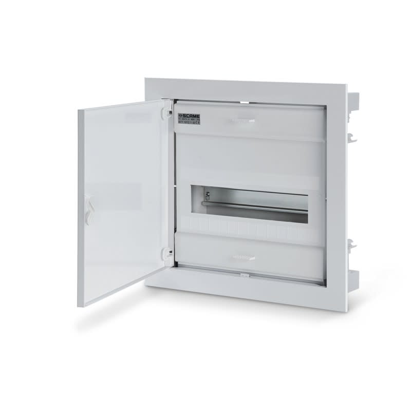 SCAME PARRE - CENTRALINO FILO MURO 1FILA 12DIN 1MORS.