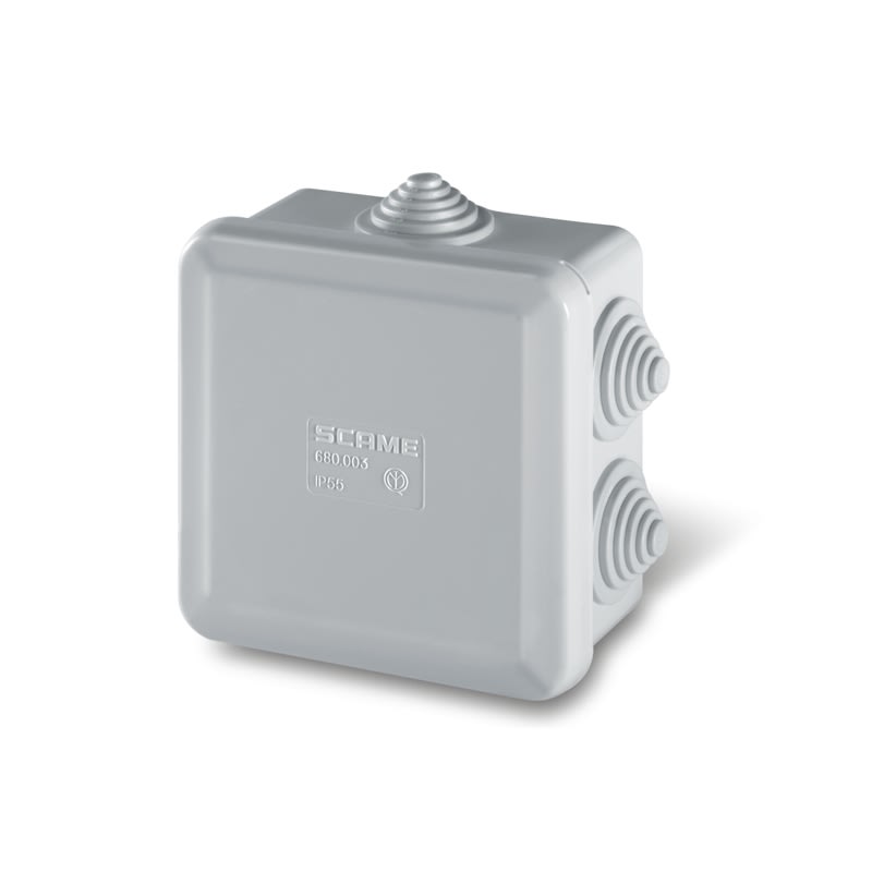 SCAME PARRE - SCATOLA DER. 80X 80 C/PAS.IP55