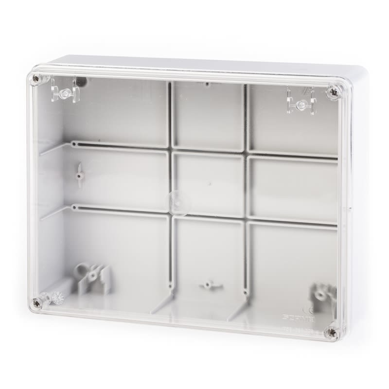 SCAME PARRE - SCATOLA DER.240X190 IP56 TRASP