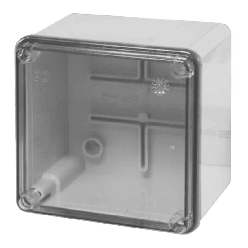 SCAME PARRE - SCATOLA DER.100X100 ALTA IP56  TRASPAR.