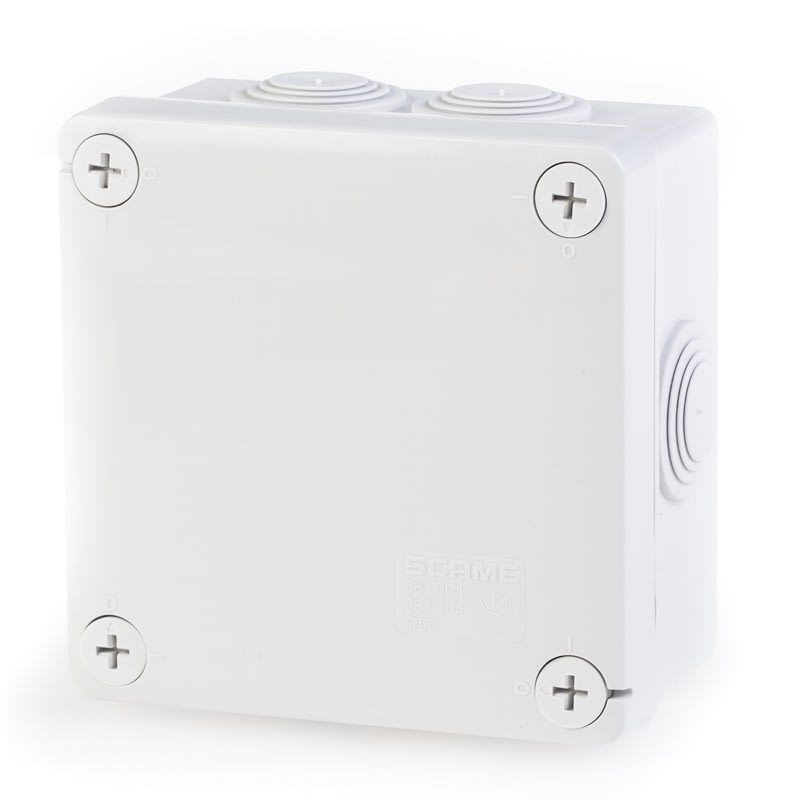 SCAME PARRE - SCATOLA DER.100X100 C/PAS.IP55 CUBIK 960