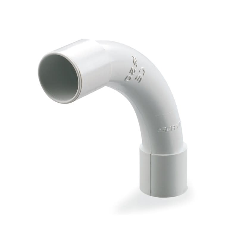 SCAME PARRE - CURVA A 90 IP40 D32MM CL-321 GRIGIO