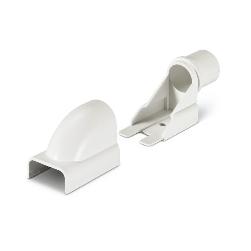 SCAME PARRE - RACCORDO TUBO D16 BIANCO PER MINIC.20X15