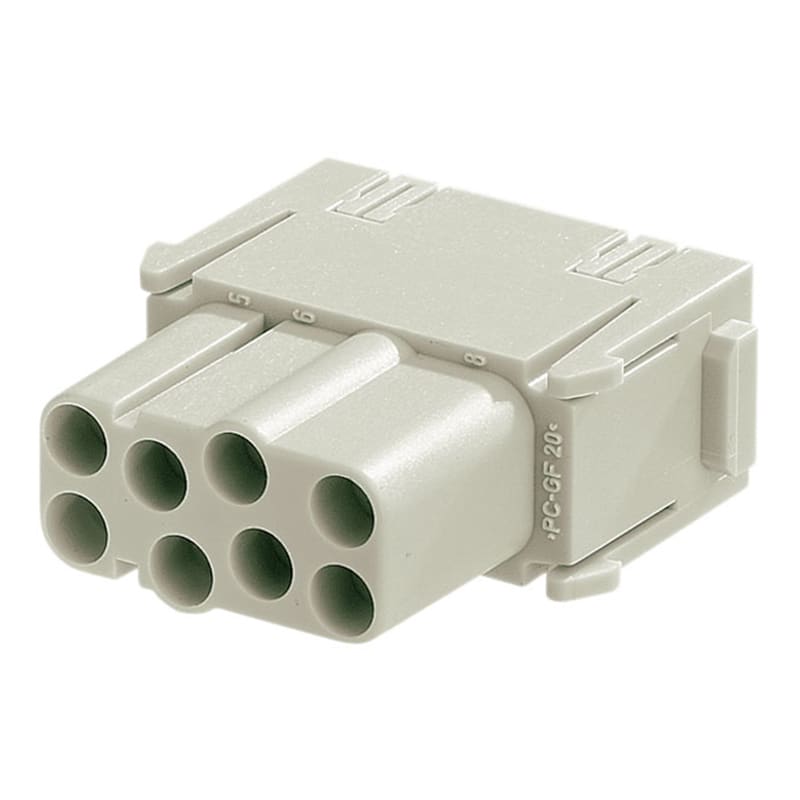 SCAME PARRE - INSERTO MODULO HAN MEGABIT 2X4 8P
