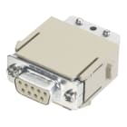SCAME PARRE - MODULO HAN D SUB FEMMINA 9 POLI 50V