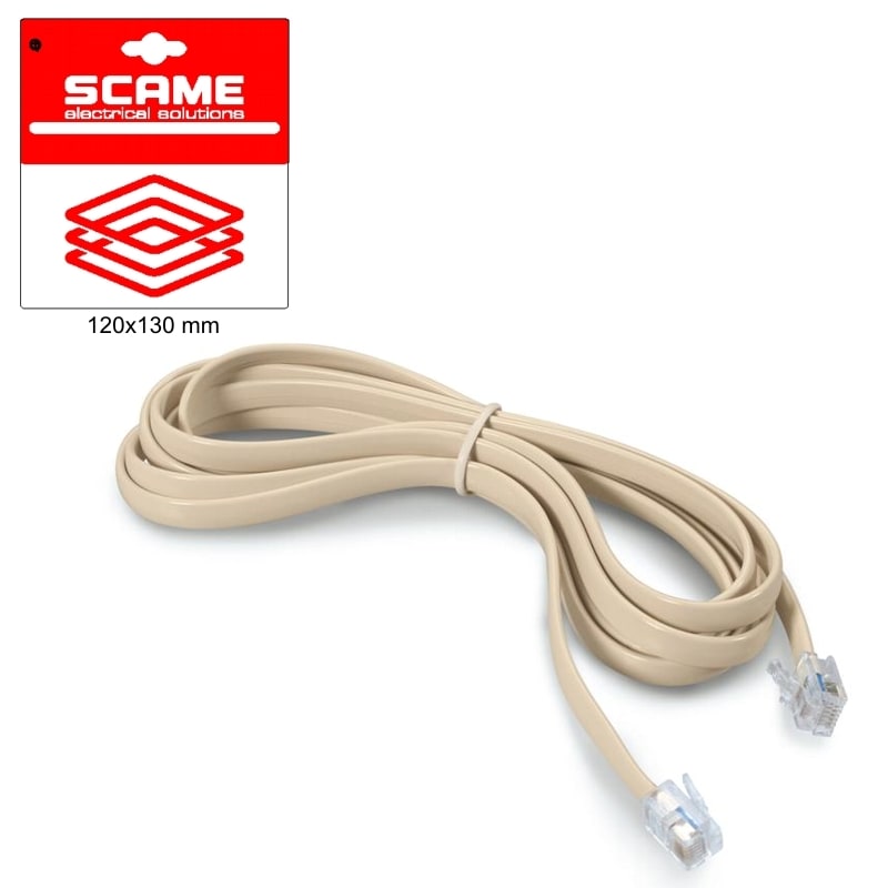 SCAME PARRE - CORDONE LIN.2MT 2 PLUG 6/4 AV