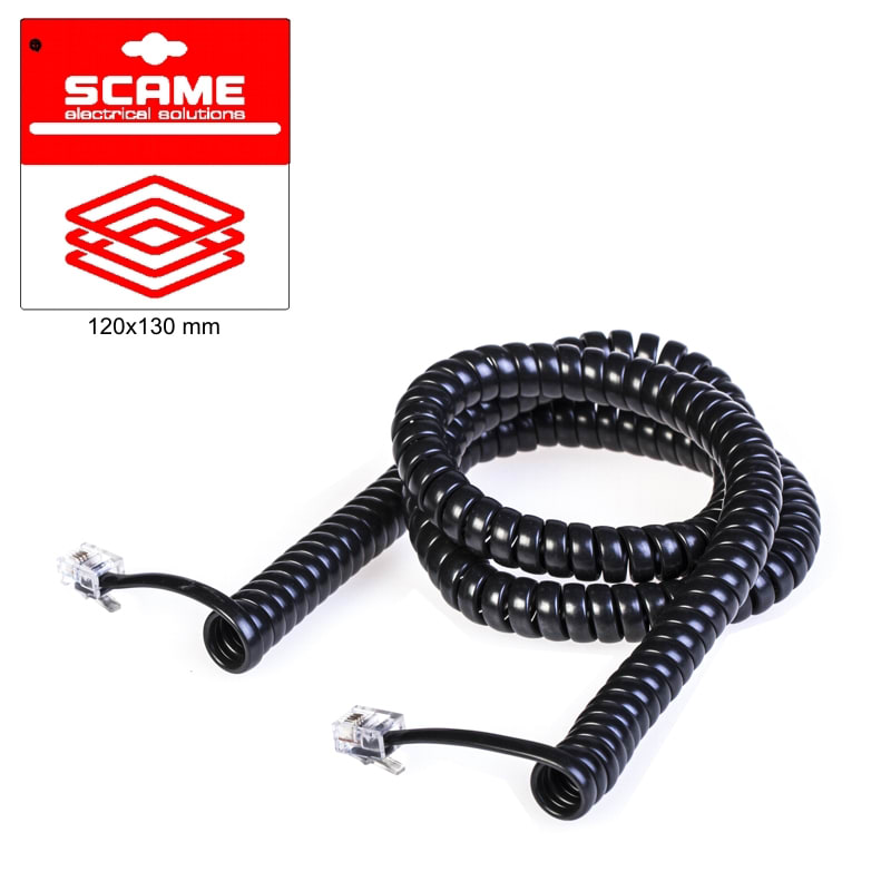 SCAME PARRE - CORDONE EST.2MT 2 PLUG 4/4 NR