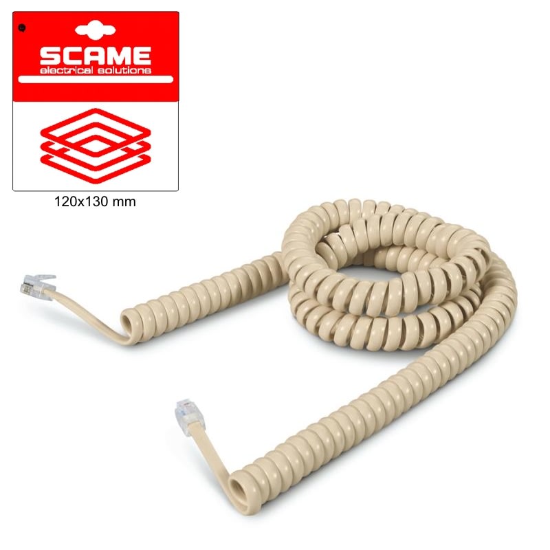 SCAME PARRE - CORDONE EST.2MT 2 PLUG 4/4 AV
