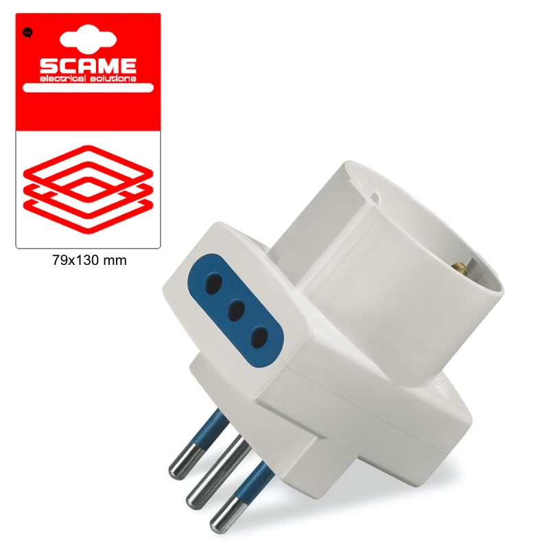 SCAME PARRE - ADAT.BLUELINE P30+2PR.2P+T 10A